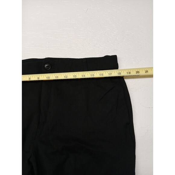 Lee Black Stretch Nylon Smart Fit Pants 16 Loose Casual Business Comfort Pants - Picture 3 of 8